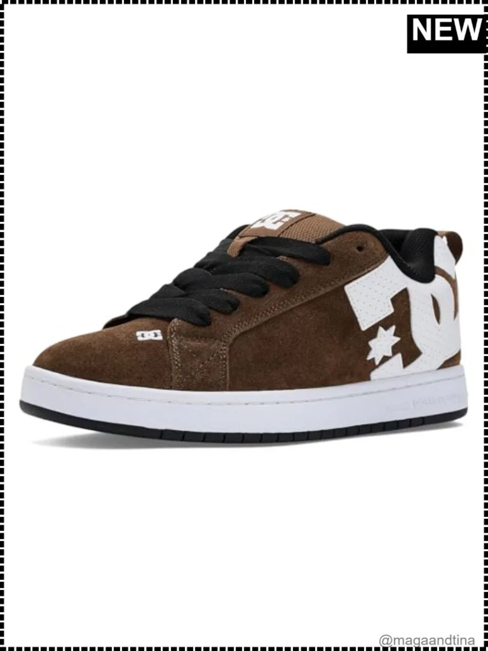 Skateboarding Sneakers Low-Top Leather Suede Athletic Shoes